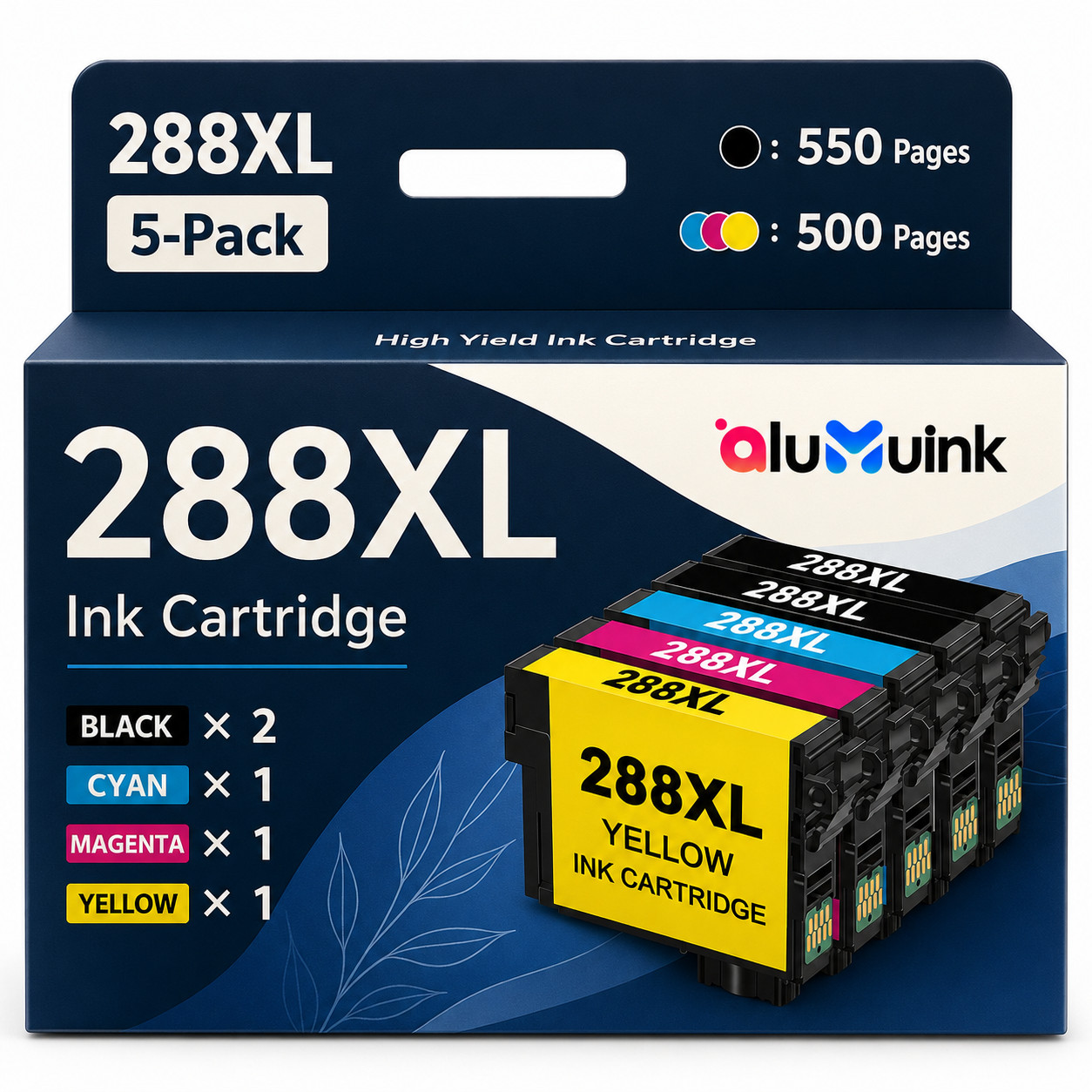 5PK 288XL Ink Cartridges Compatible for  XP-446 XP-440 XP-340 XP-330 XP-430