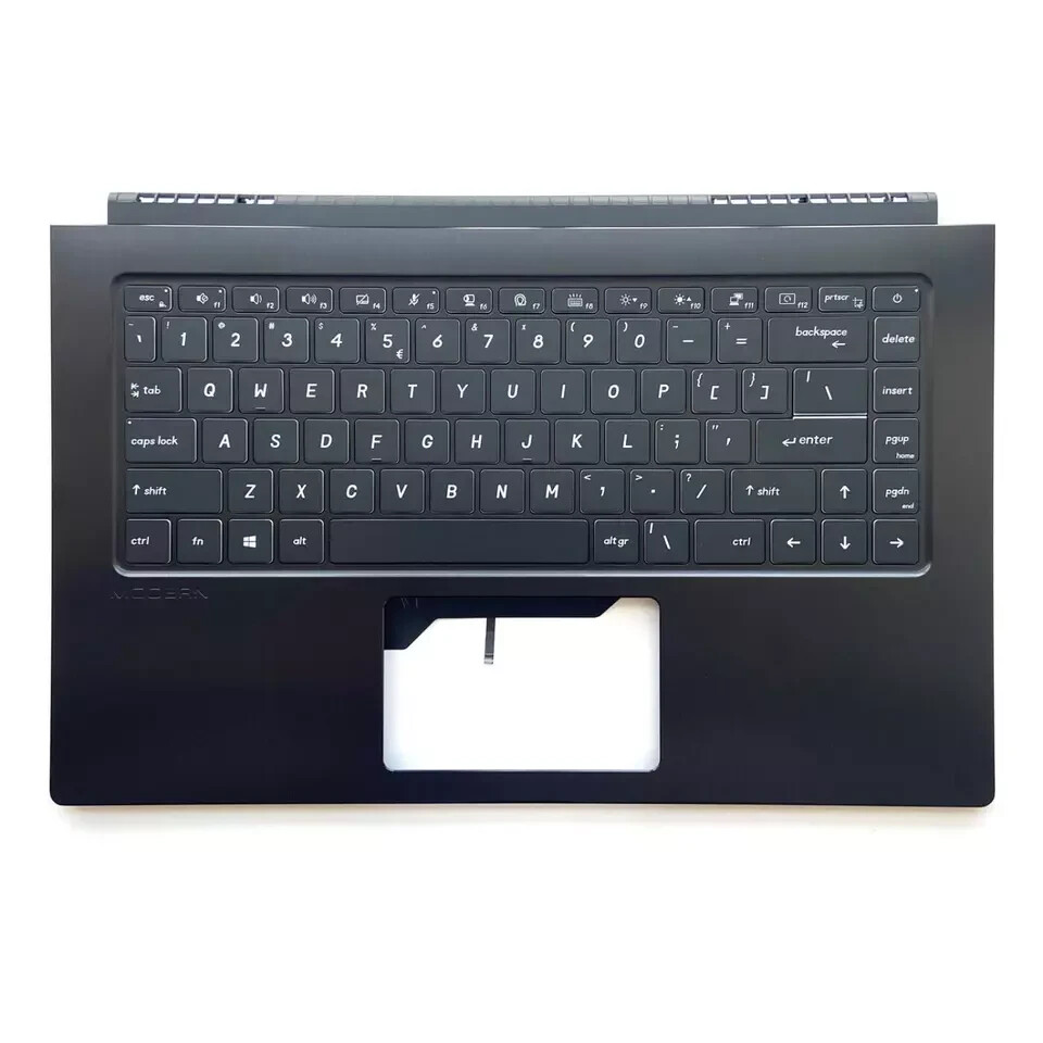 For MSI Modern 15 MS-155L 15.6" Palmrest US Keyboard Cover Dark blue Top Case