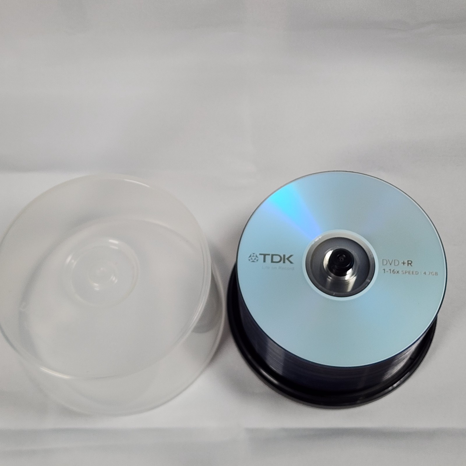 50 Blank TDK DVD +R  1-16x Speed 4.7GB Recordable Discs Fifty Unused DVD+R