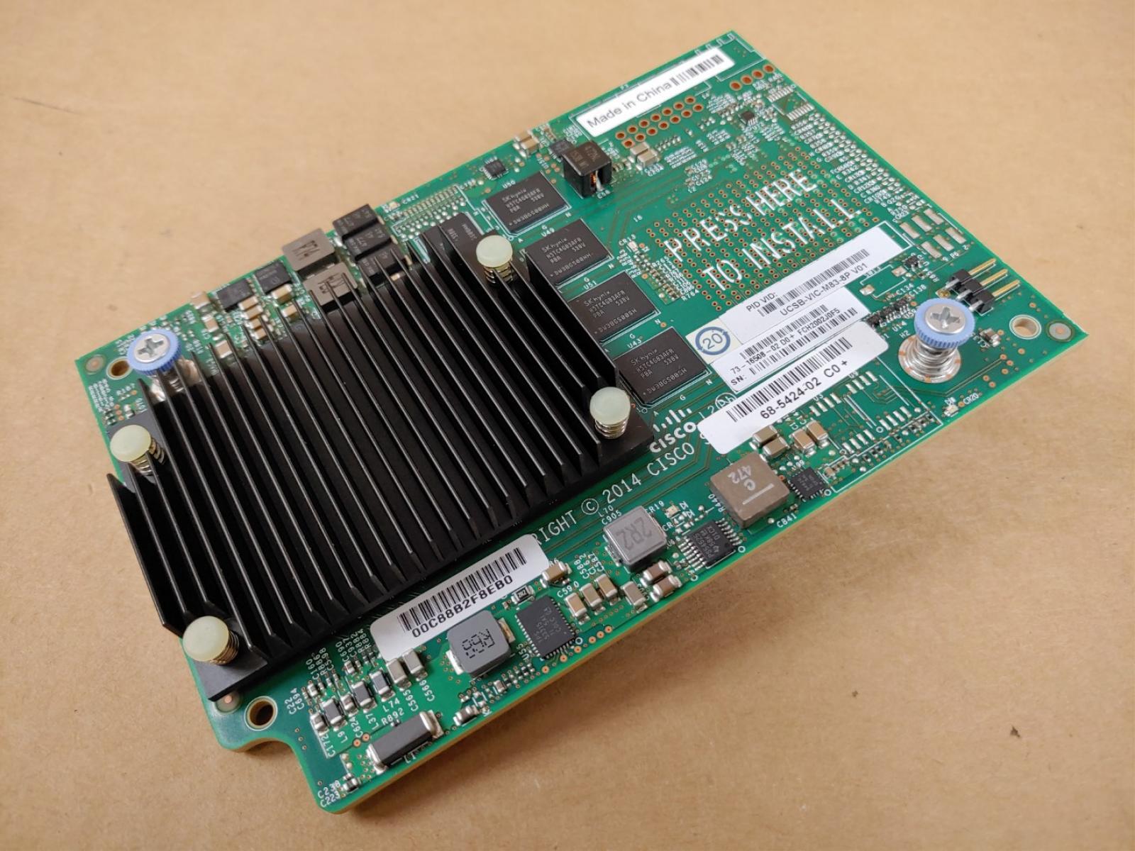 CISCO UCSB-VIC-M83-8P V01 UCS VIC 1380 MEZZANINE ADAPTER FOR BLADE SERVERS ✔✔✔