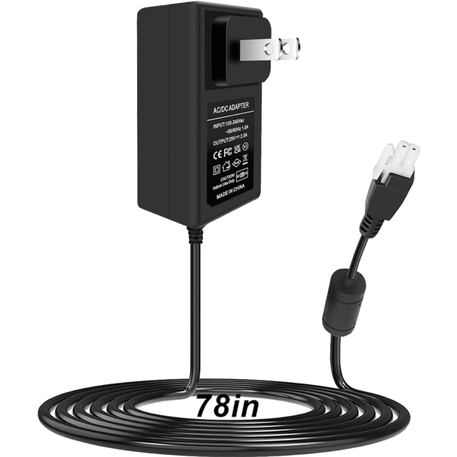 29V Adjustable Desk Power Cord Compatible with Claiks P1.01.001 P101001 40" 4...