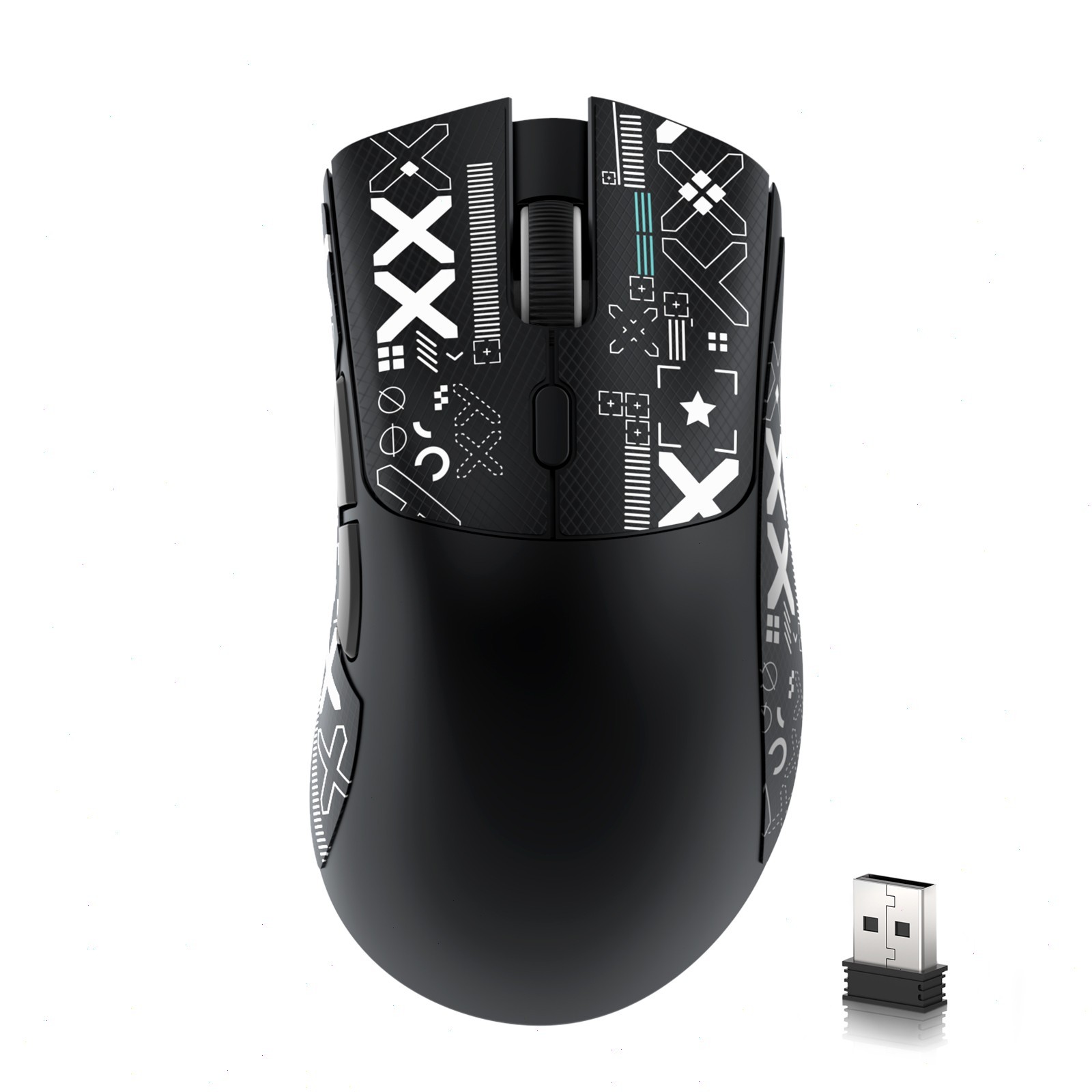 ATTACK SHARK R1 Tri-Mode Wireless Gaming Mouse Lightweight PAW3311 18000DPI Red