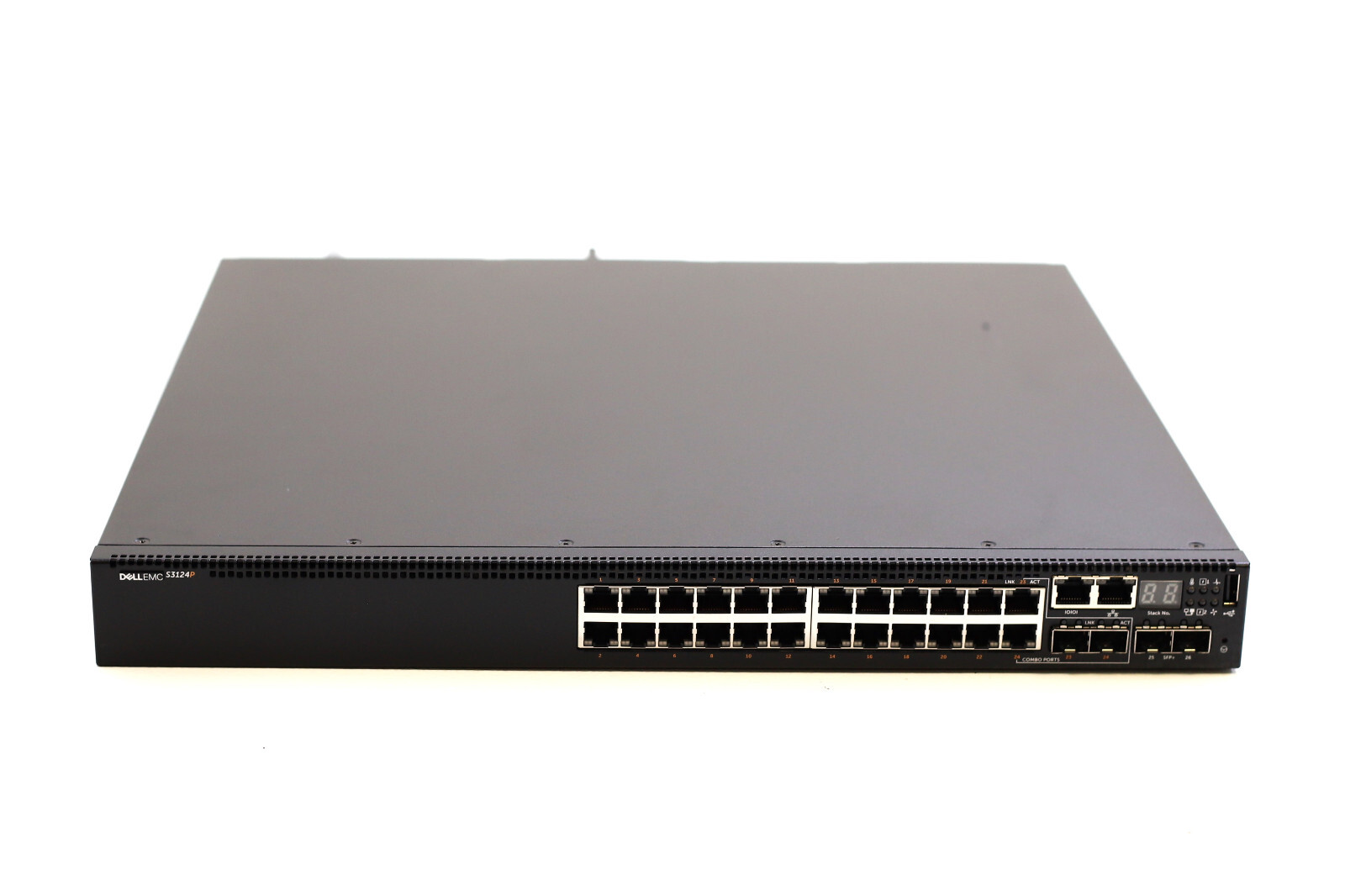 Dell PowerSwitch S3124P 24-Ports Gigabit 2x10Gbe SFP Managed Switch W/Single PSU