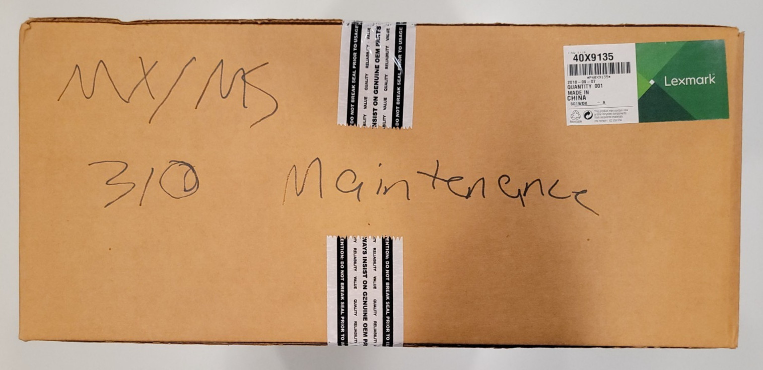 Genuine Lexmark 40X9135 Fuser Maintenance Kit MX310 MX410 MX510 MX511 XM1145