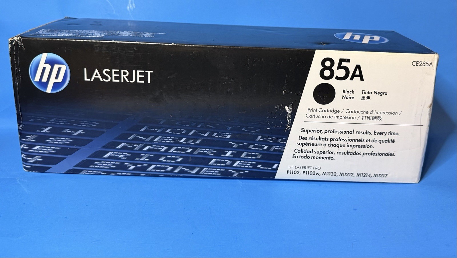HP 85A Black Toner Cartridge LaserJet Pro P1102 P1102w M1217 Genuine OEM CE285A