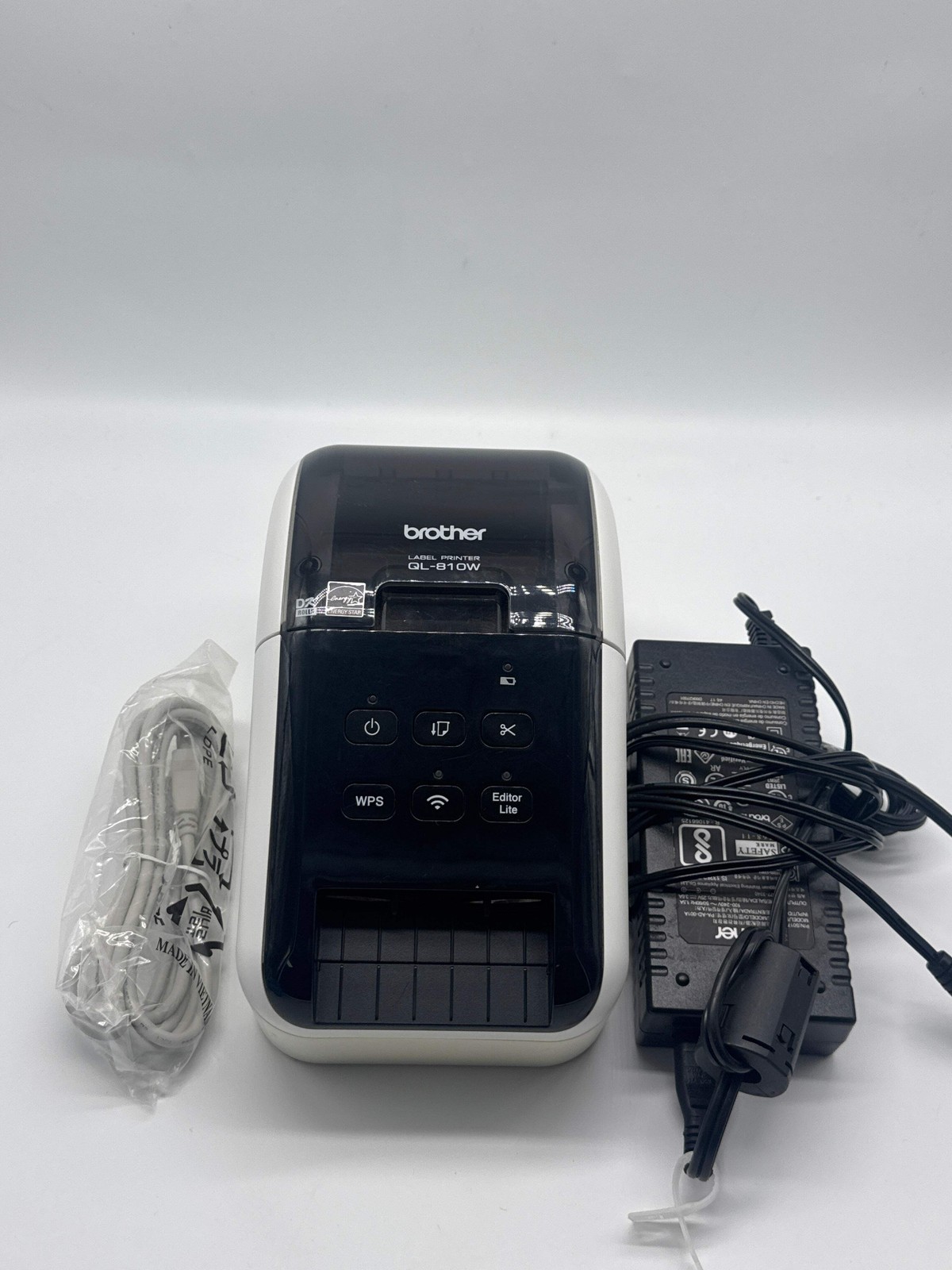 Brother QL-810W Label Printer Wireless Networking Black/White - Used