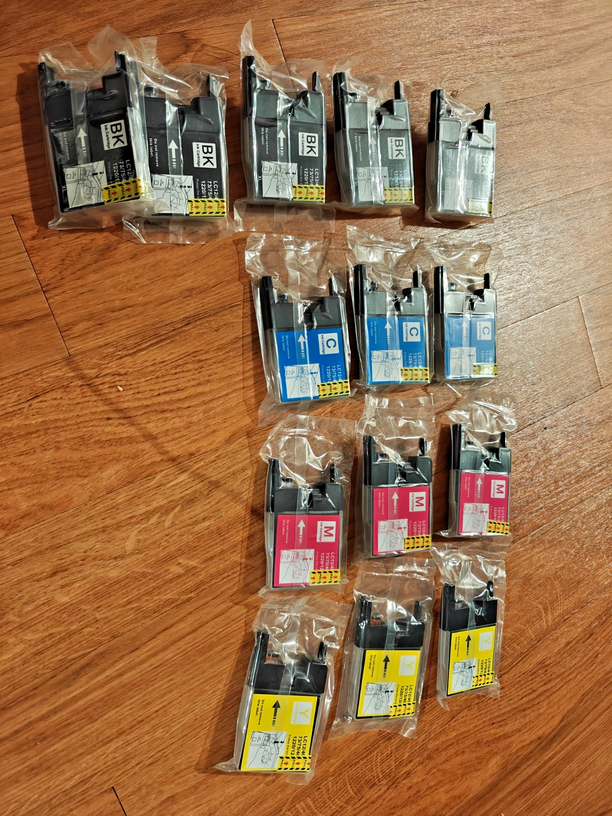 14 PK LC12 LC71 LC73 LC75 & LC1220/1240/1280 Ink Cartridges for Brother Printer