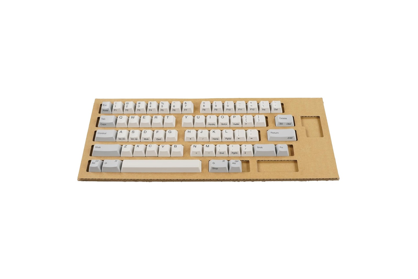 PFU PD-KB400KTW HHKB Professional Series Key Top Set White Left Imprint