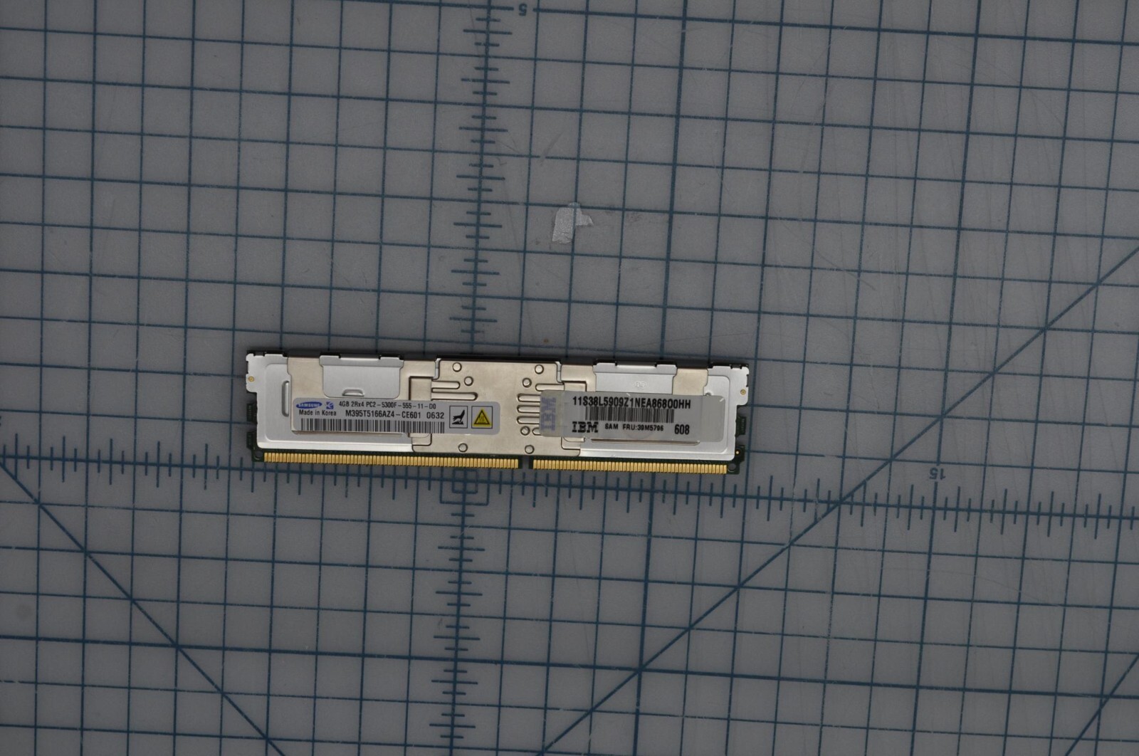 IBM 4GB (1X4GB) PC2-5300 CL5 ECC DDR2 FB-DIMM 667MHZ Memory Grade A 41Y2845