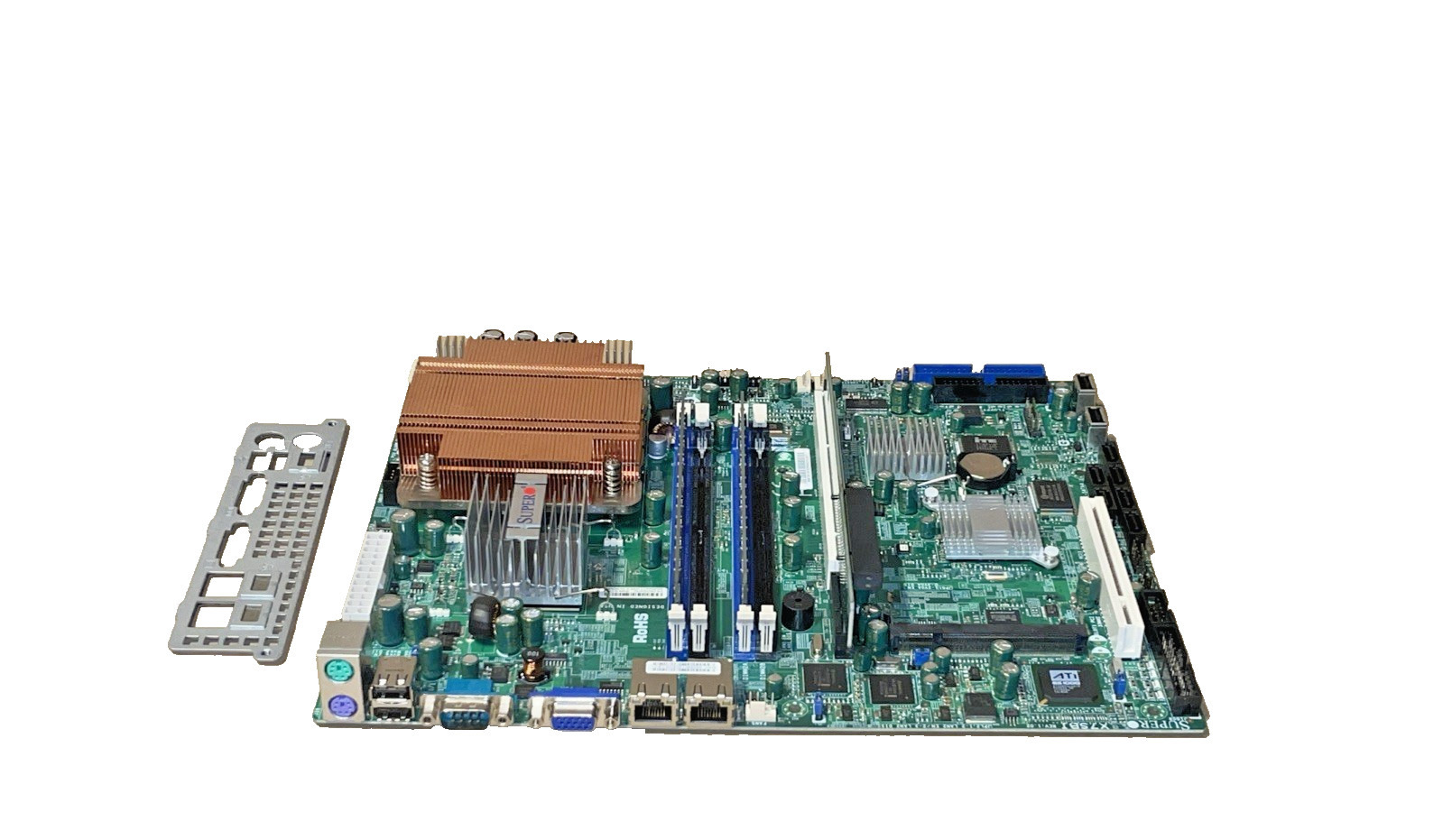 Supermicro X7SBI Motherboard ATX 2.93GHz CPU, 4GB DDR2 RAM & the I/O Shield