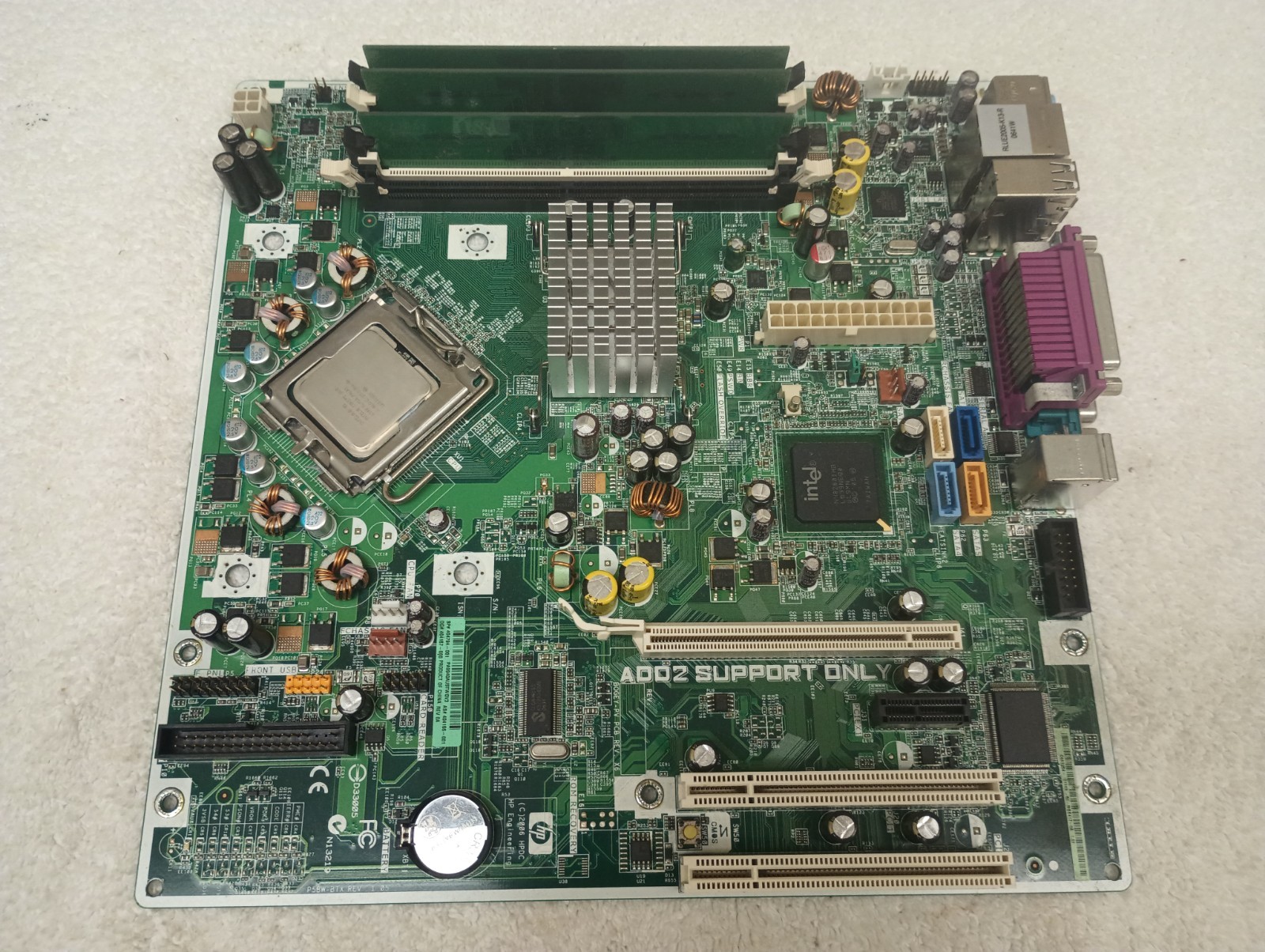 HP Compaq DC5700 404166-001 Intel Core2Duo CPU 6300 @ 1.86 GHz 3 GB Memory Ram 