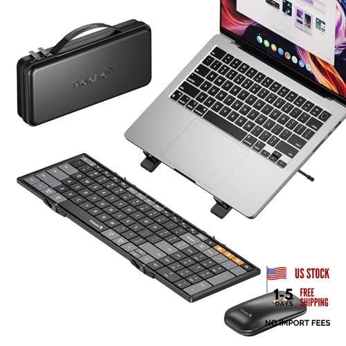 XKM01 CaseUp Foldable Bluetooth Keyboard Mouse Combo