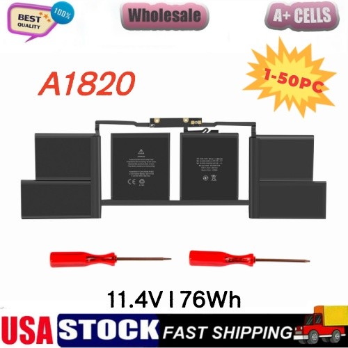 ✅LOT 1-100X A1820 A1707 Battery For MacBook Pro 15'' Late 2016 Mid 2017 EMC 3072