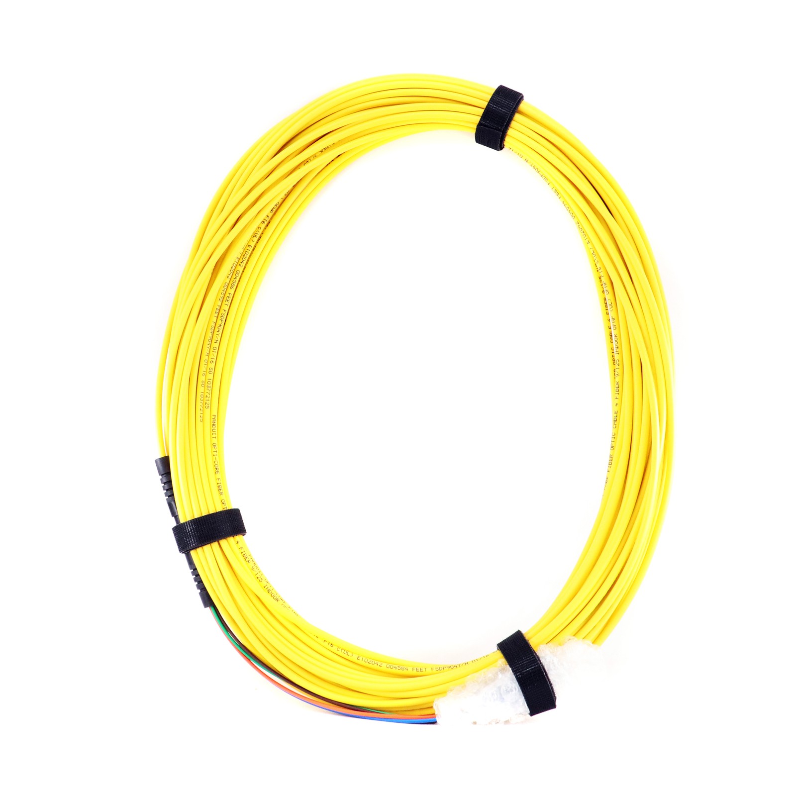 PANDUIT FN294DPLNSNF100 DUPLEX LC TO BREAKOUT FIBER CABLE, CMP OS2, 4F, 100-FEET