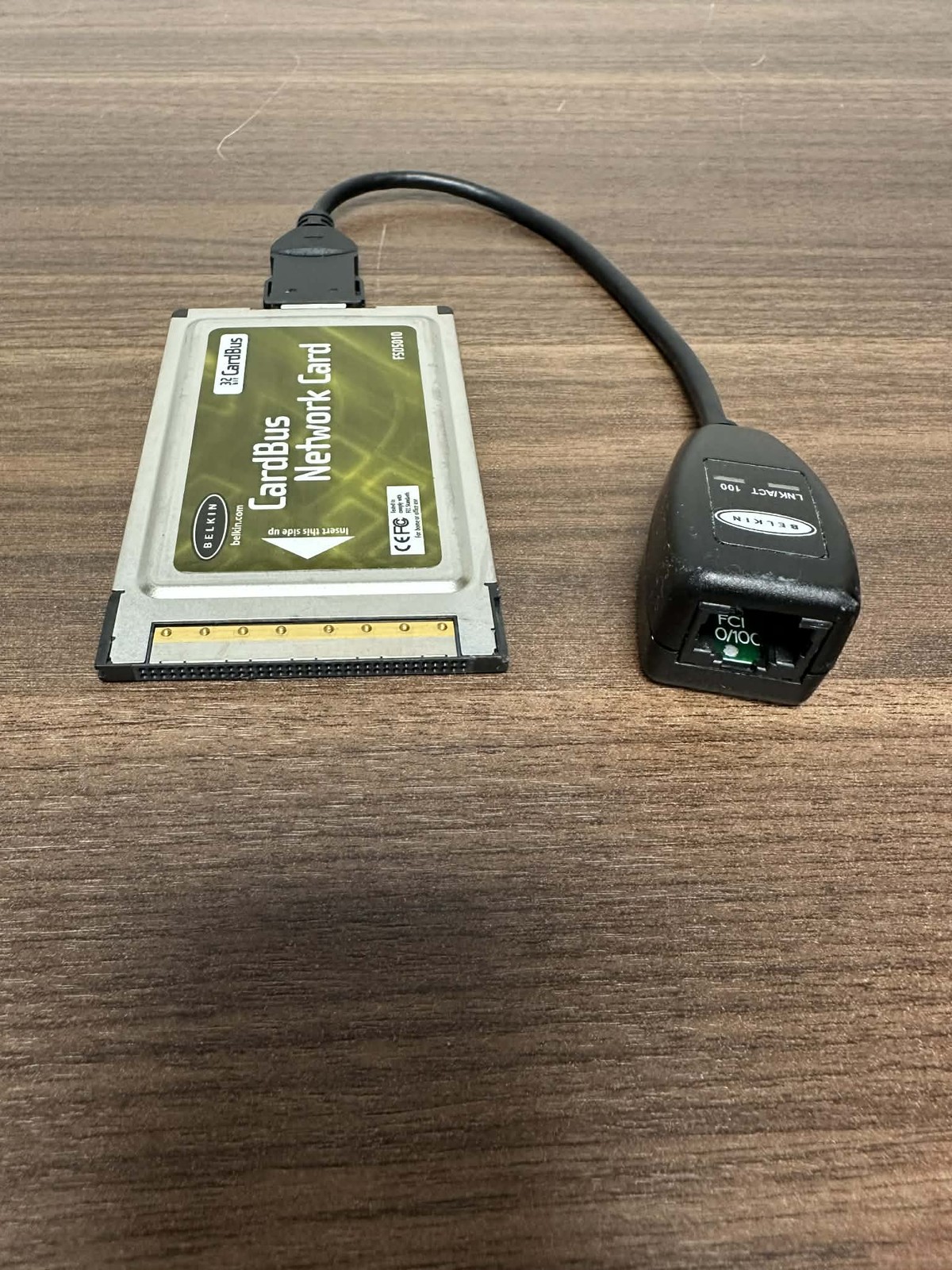 Belkin CardBus Network Card FS05010 100 Vintage Very Good