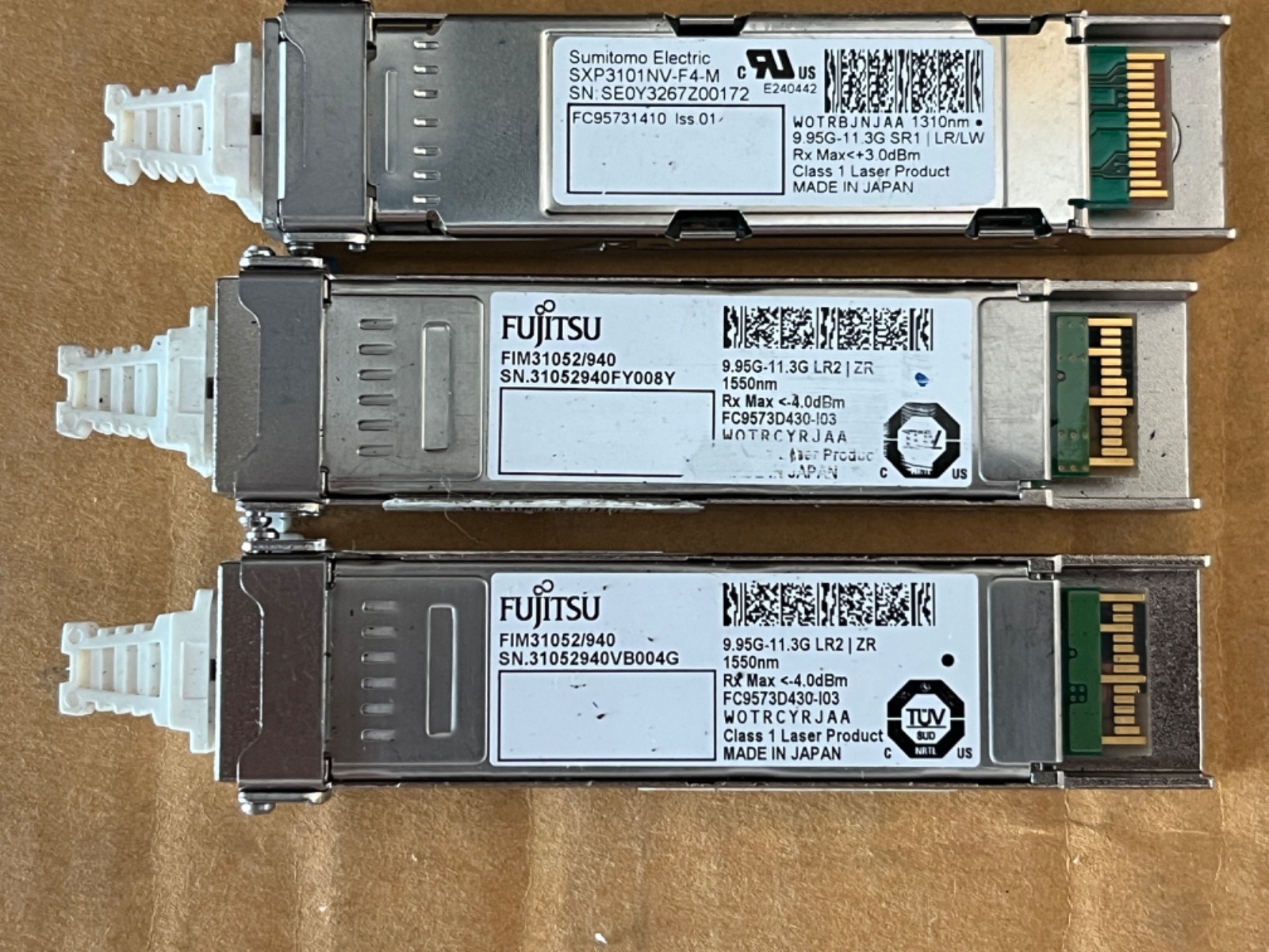 ORIGINAL FUJITSU FC9573D430-I03  Issue 03 WOTRCYRJAA 9.95G-11.3G LR2 | ZR 155