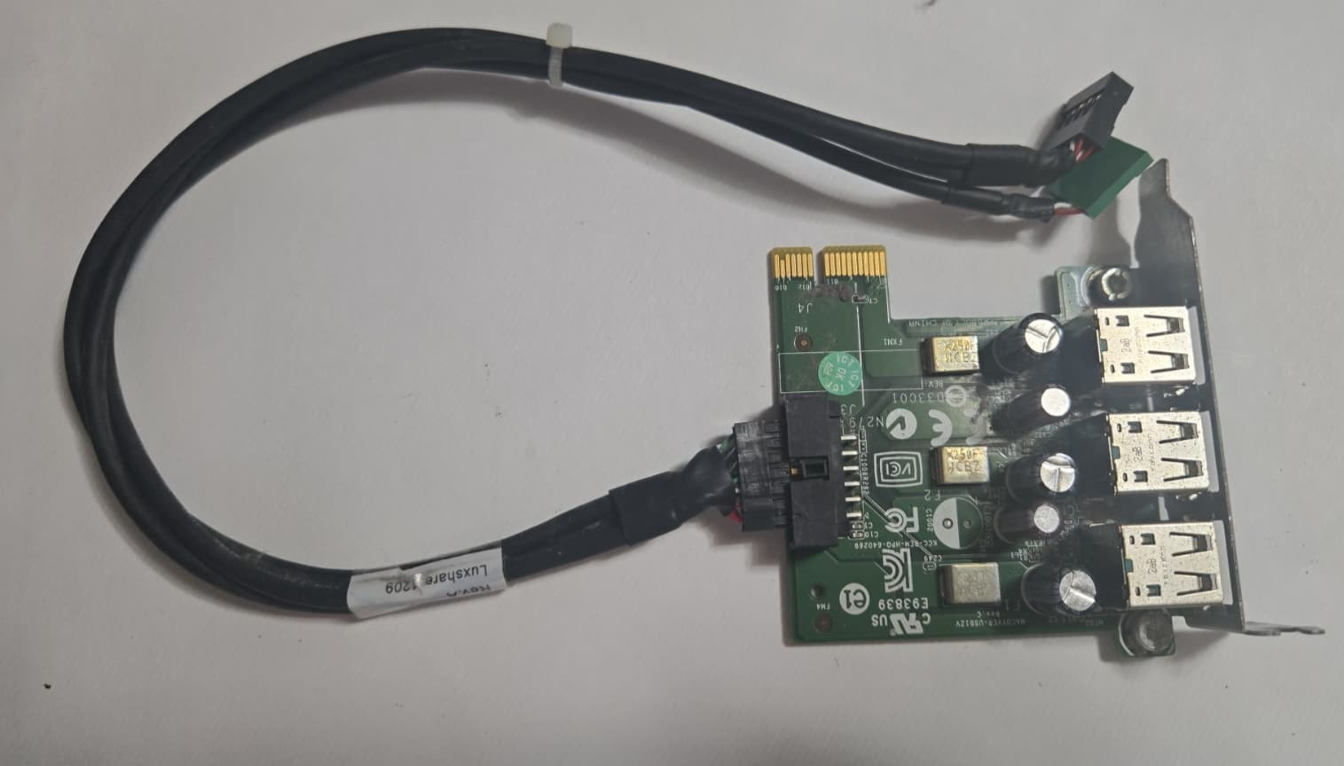 HP 632849-001 638945-001 634328-000 12V 3-Port USB Expansion Card. SKU211925