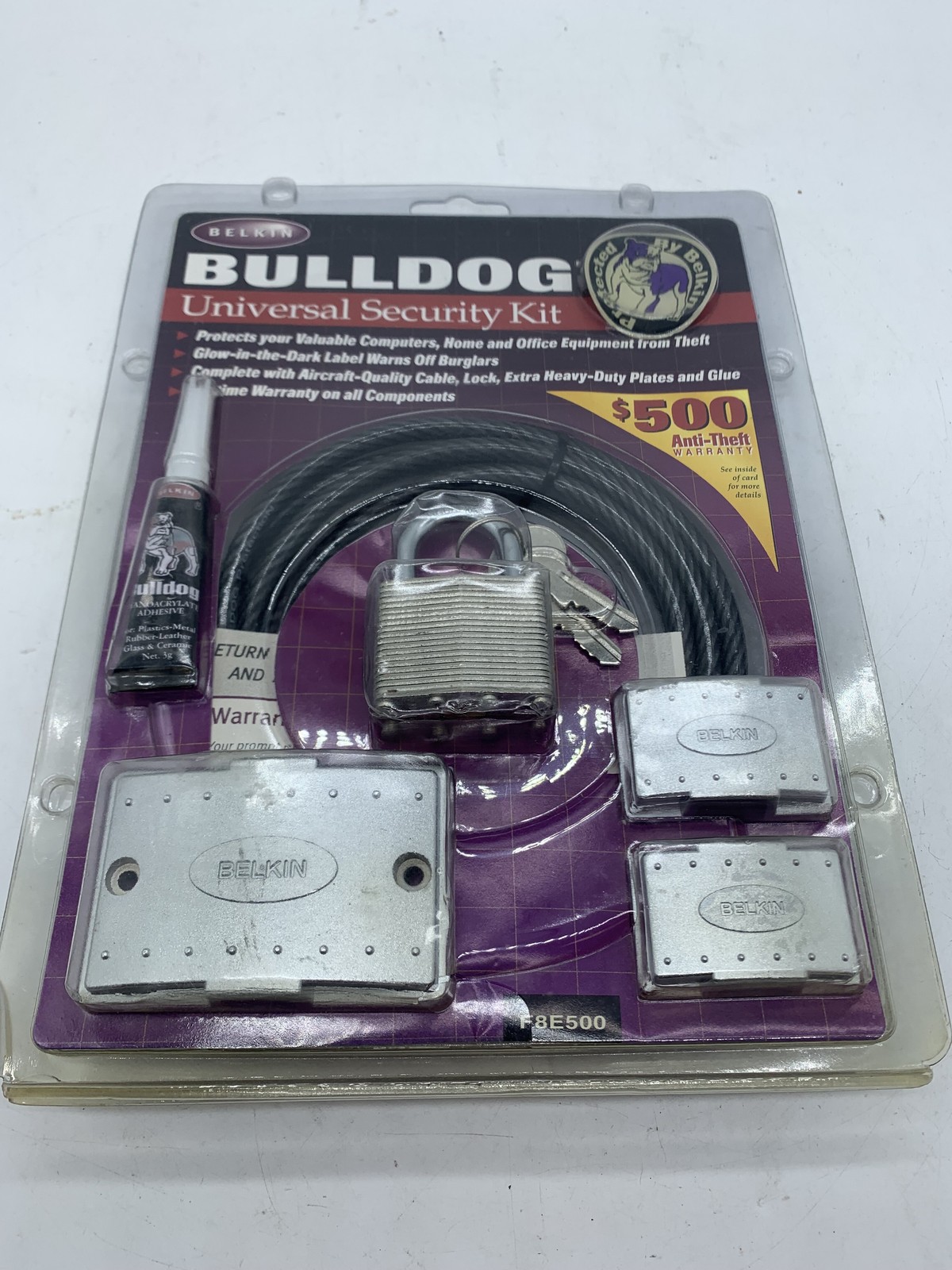 SEALED NEW Belkin Bulldog Universal Security Kit F8500 ~ 
