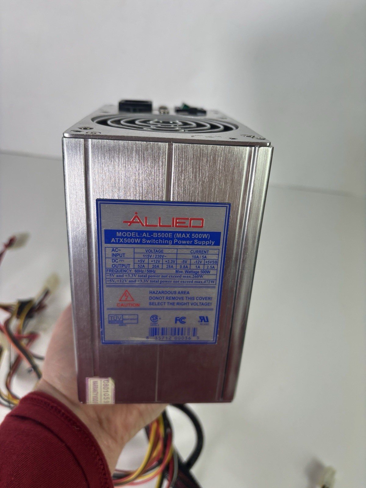 Allied AL-B500E 500W ATX500W PSU Computer Switching Power Supply
