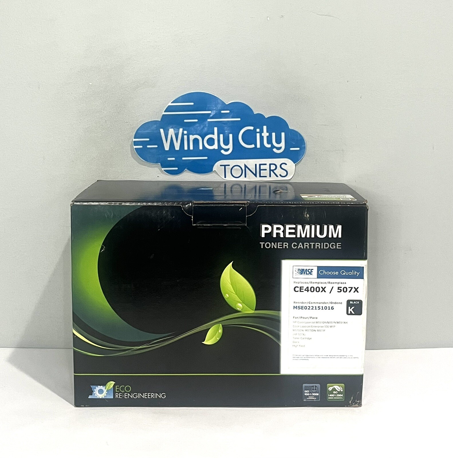 HP 507X CE400X Black PREMIUM Toner For M551, 500 MFP NEW
