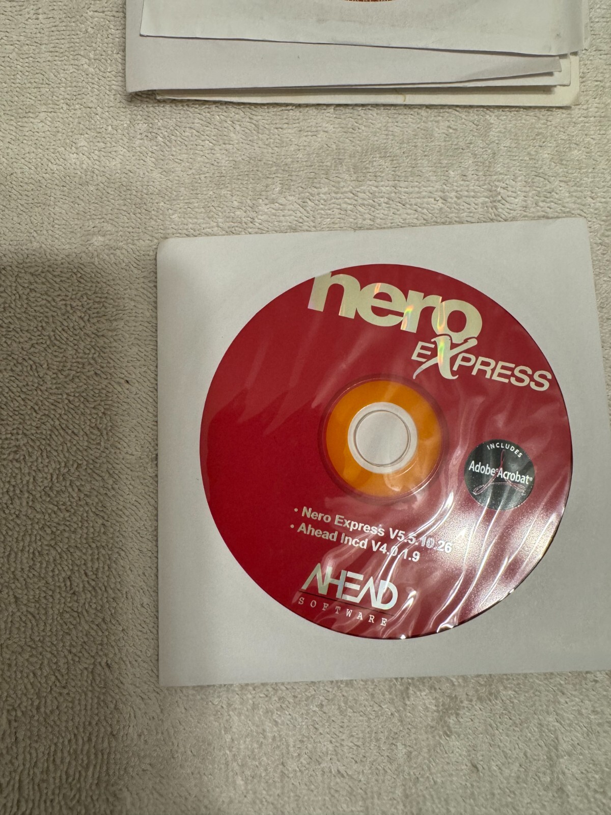 Nero Express PC Software V5.5.10.26 with Nero Ahead Incd V4.0.1.9