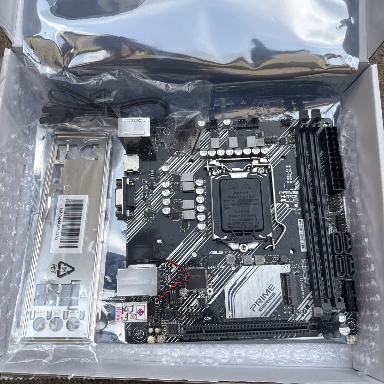Asus Prime H410I-plus LGA1151 10th Gen Intel H410 Mini-ITX Motherboard