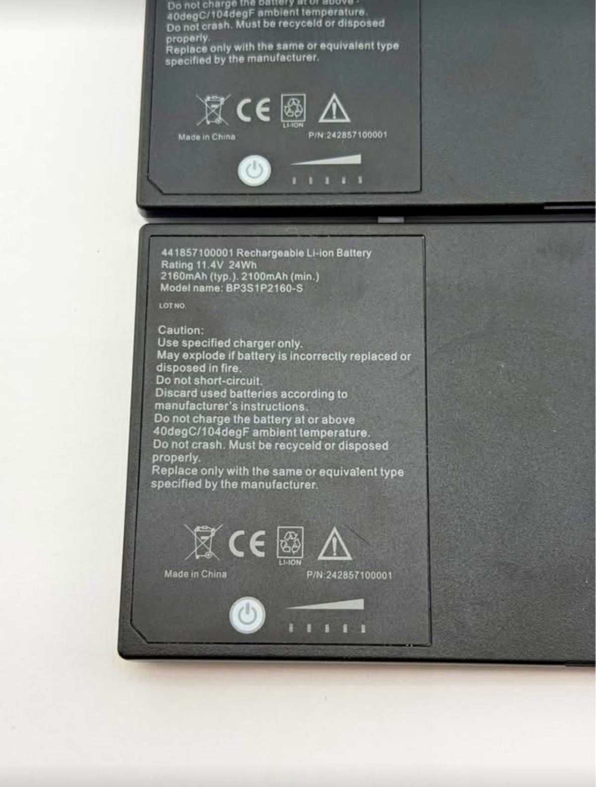 Getac Battery BP3S1P2160-S 11.4V 2160mAh Li-Ion Laptop Battery Black