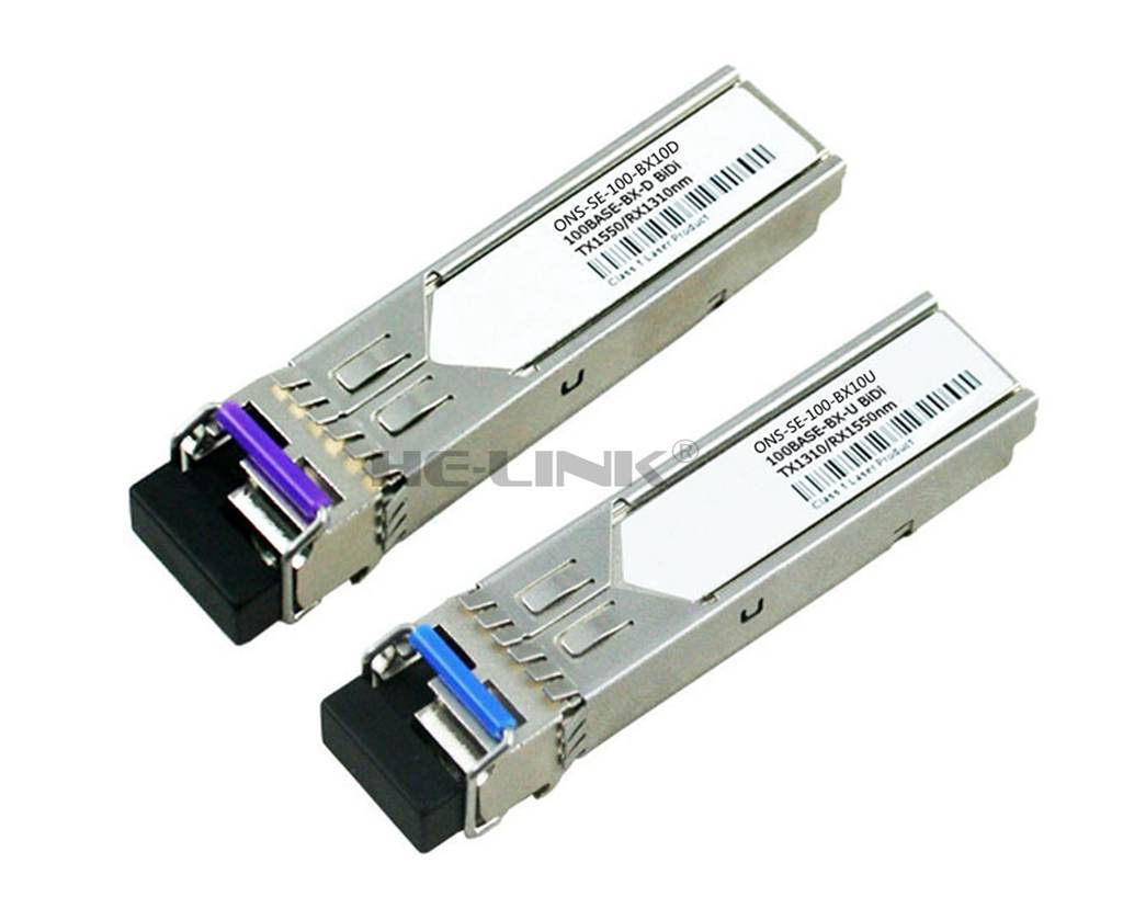 ONS-SE-100-BX10U/ONS-SE-100-BX10D CISCO Compatible 100M 10km Transceiver