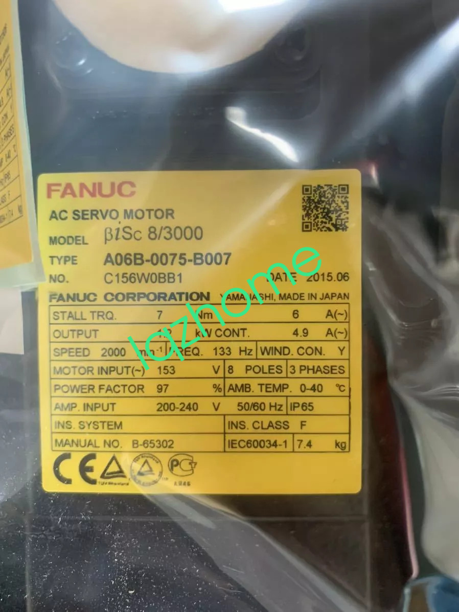1PC New In Box FANUC A06B-0075-B007 Servo Motor Expedited Shipping