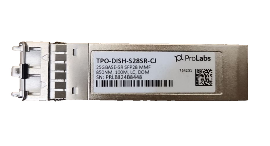 TPO-DISH-S28SR DELL PROLABS SFP28 25G SR PLV 25GBASE SR 850nm 100m 25GbE LC