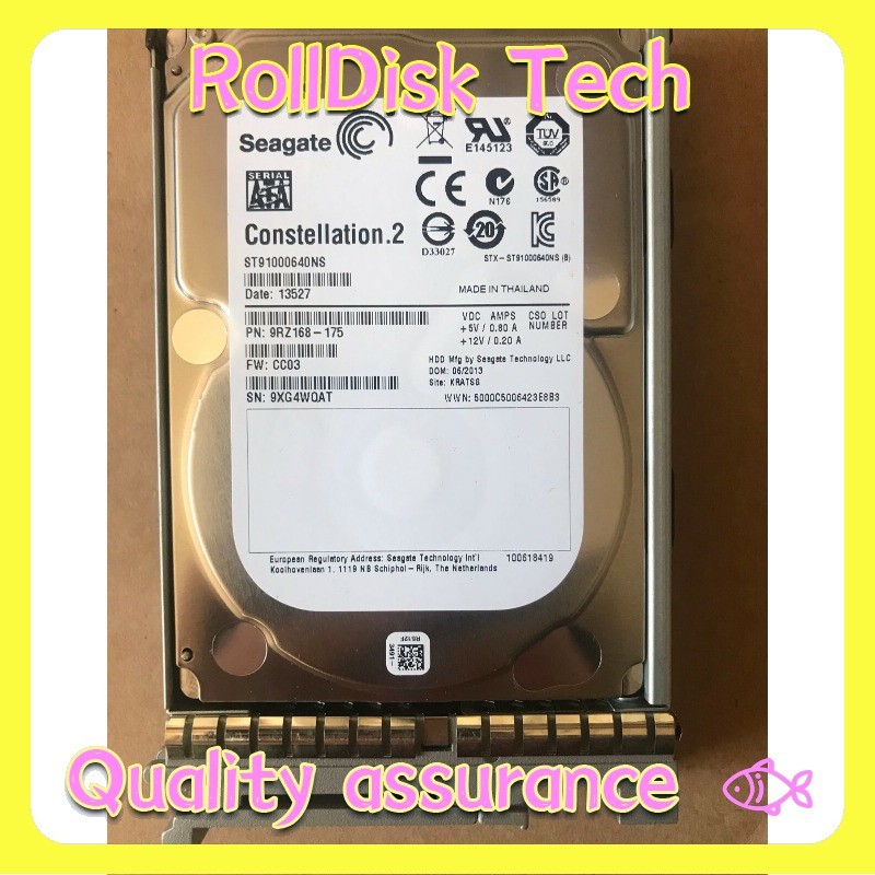 Open Box A03-D1TBSATA 1TB 6Gb SATA 2.5' 7.2K RPM Hard Disk Drive ST91000640NS