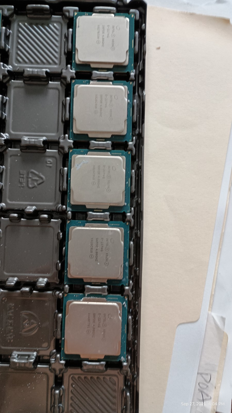 lot 5pieces SRFDE Intel Xeon E-2274G 4-Core 4.00GHz 8MB 83W Processor CPU