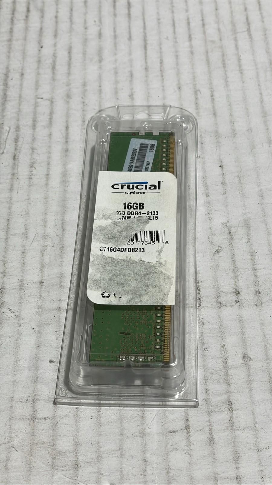 Crucial 16GB DDR4 2133MHz PC4-17000 UDIMM Desktop Memory RAM CT16G4DFD8213
