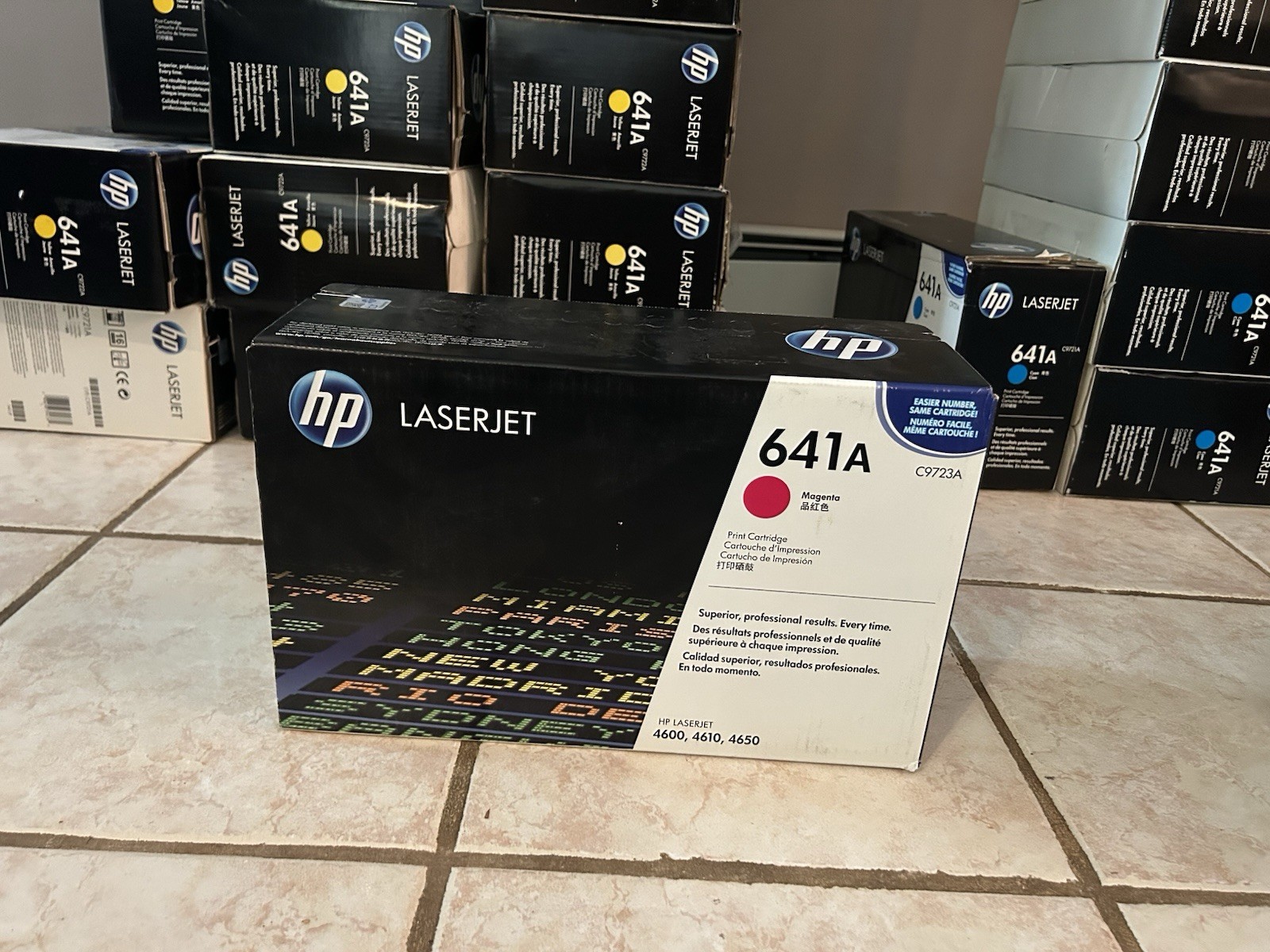 Brand New Genuine Factory Sealed Hp C9723a Magenta Toner Cartridge 4600/4610/465