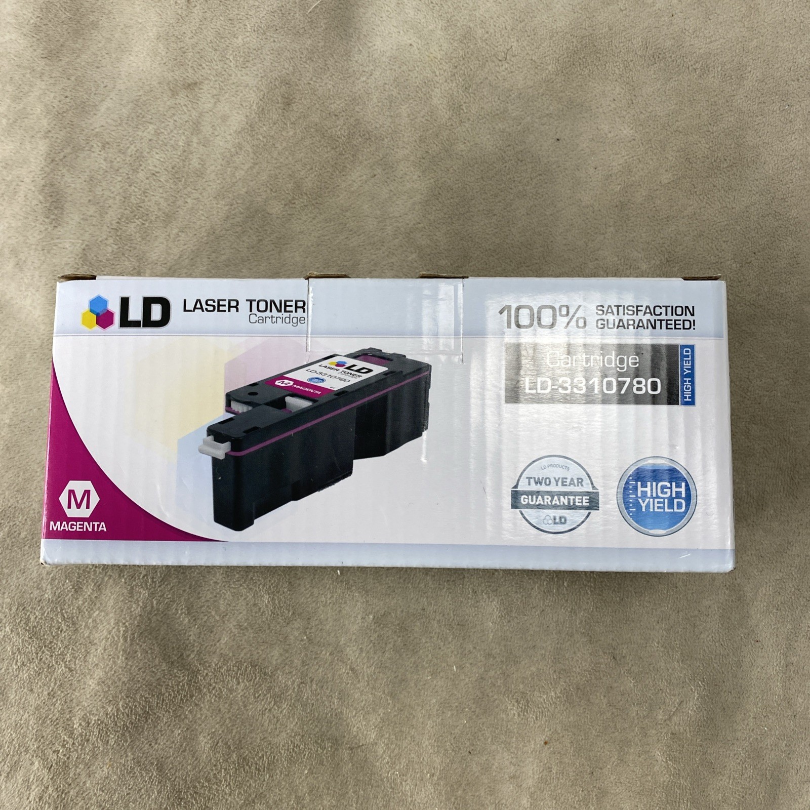 LD Products High Yield Magenta Toner Cartridge for Dell Laser Printers LD3310780
