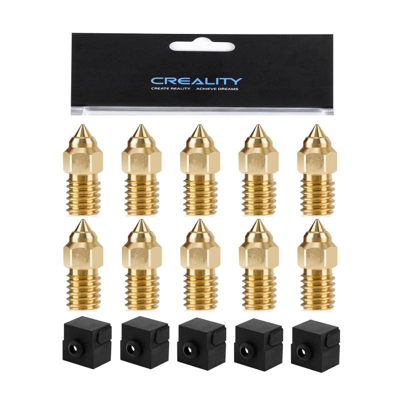 Nozzle Kit for Creality Ender 3 V3 SE 3D Printer Brass Replacement Hotend Nozzle