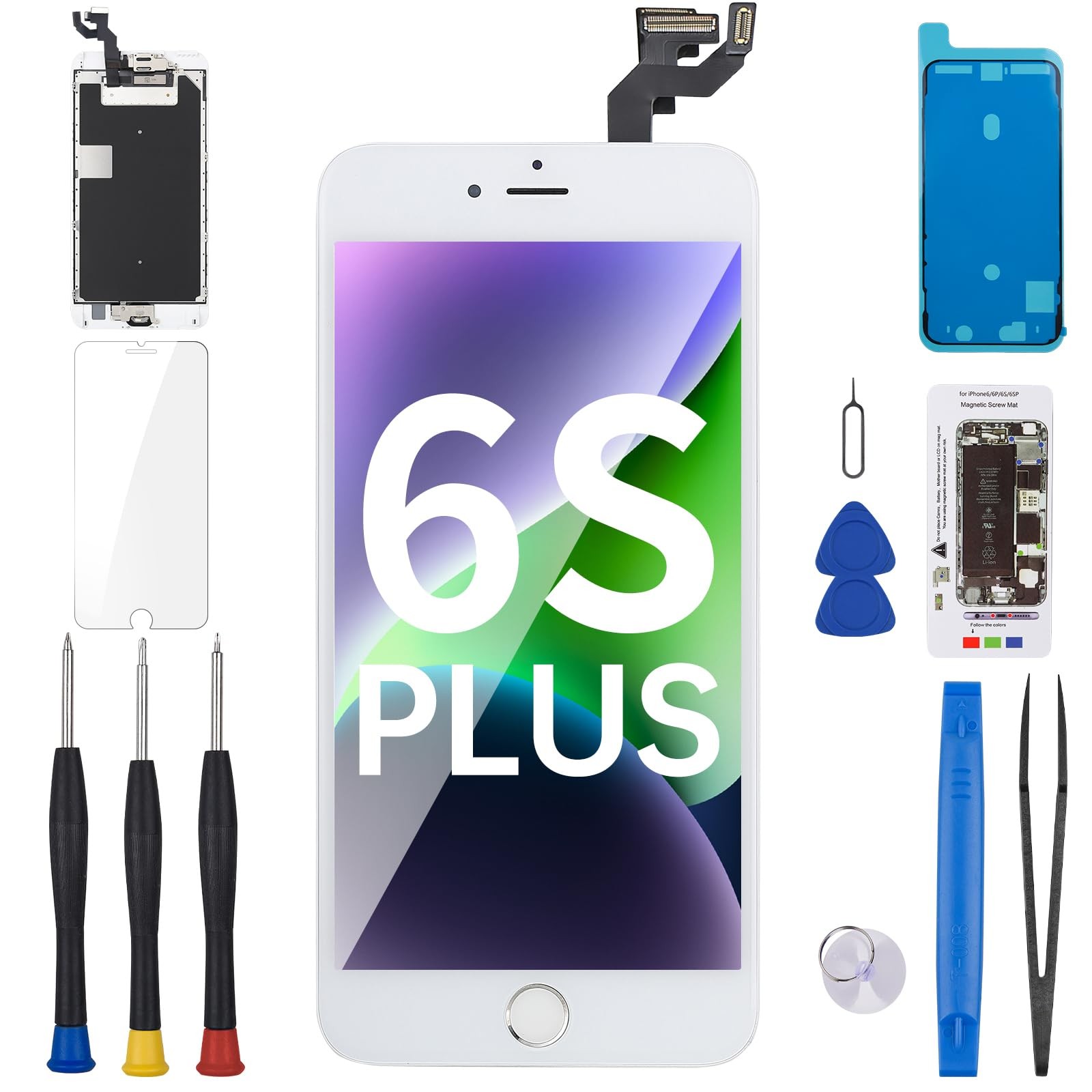 For iPhone 6S Plus Screen Replacement & Home Button 5.5" Touch Display Digitizer