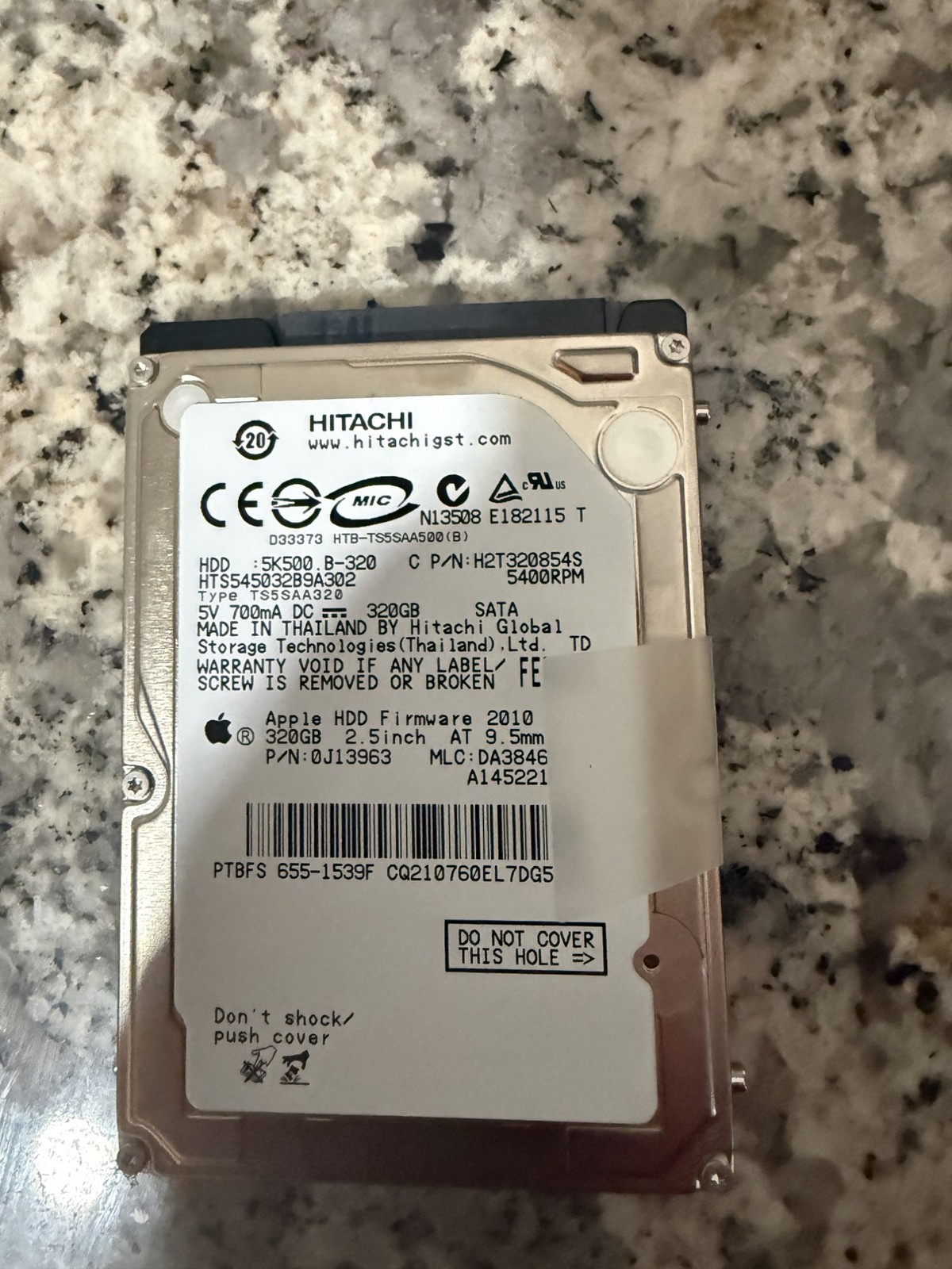 Hitachi Hitachi HTS545032B9A302 298 GB