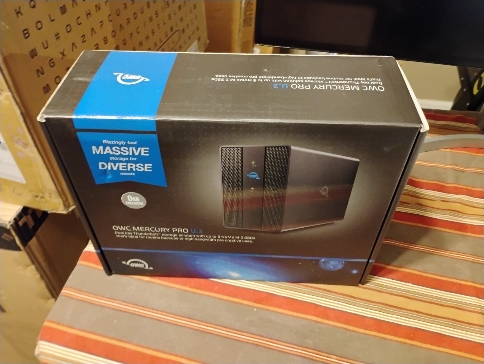 OWC Mercury Pro U.2 Dual High-Performance Thunderbolt NVMe SSD Enclosure
