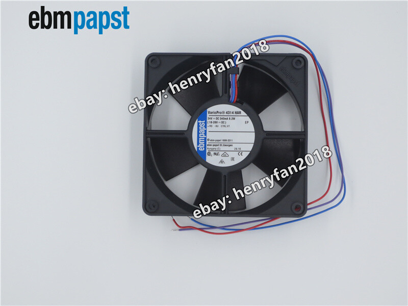 Ebmpapst 4314HAR Axial Fan DC 24V 340mA 8.2W 120*120*32MM  Cabinet Cooling Fan
