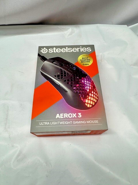 Steelseries Aerox 3 Ultra Lightweight Gaming Mouse (2022) - Black *New
