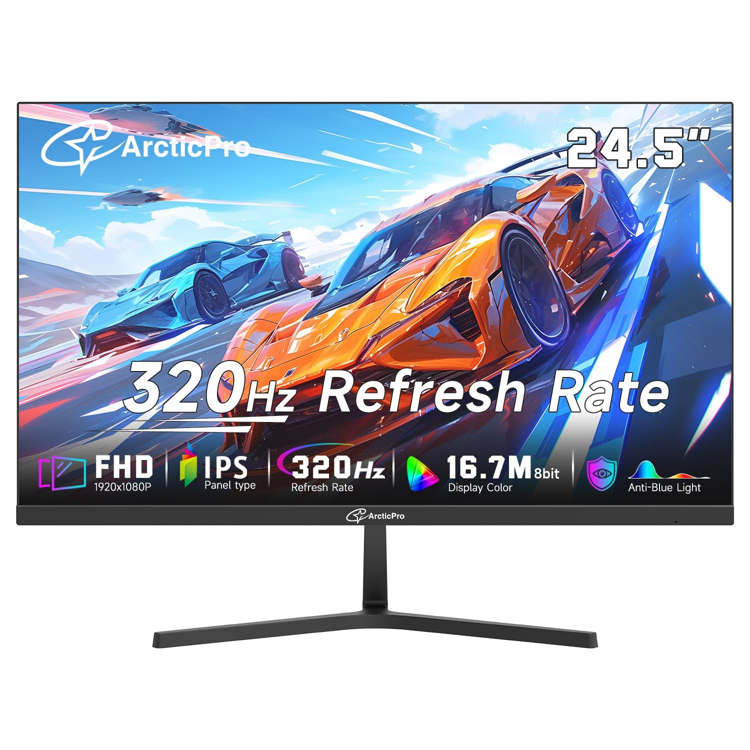 ArcticPro 24.5 inch 320Hz/300Hz/240Hz Gaming 24.5" 320Hz FHD IPS, black