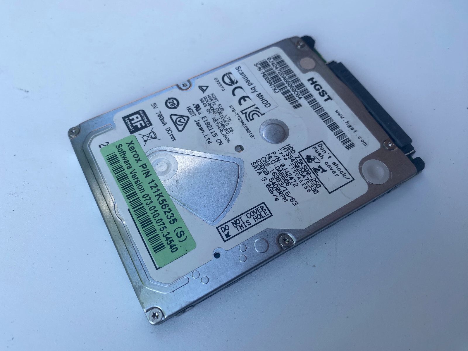 Xerox WC 7525 HARD DISK / HARD DRIVE 121K56235