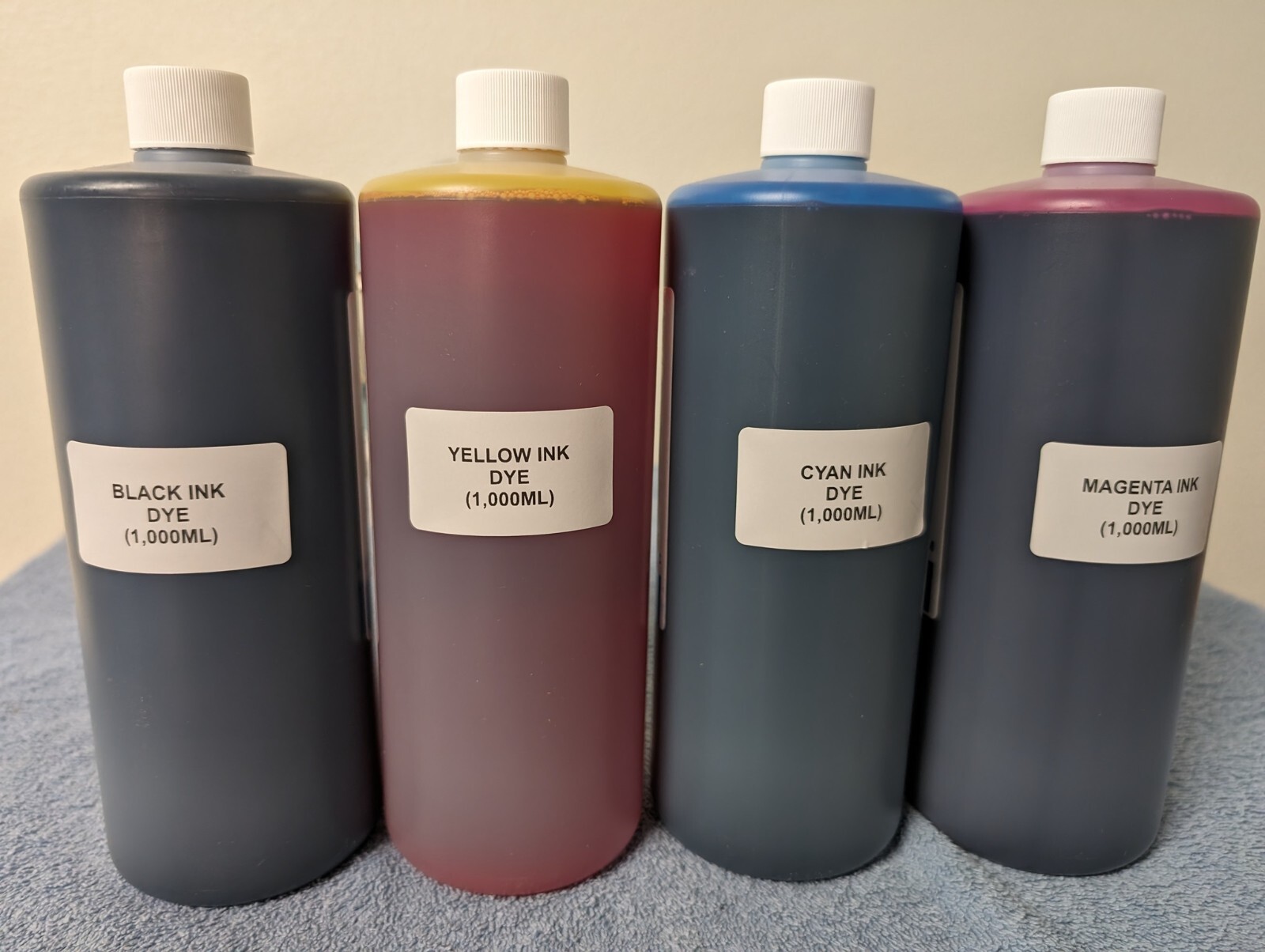 4,000ml PREMIUM COMPATIBLE MUTOH RJ-900/901 INK REFILL DYE INK C-Y-M-K