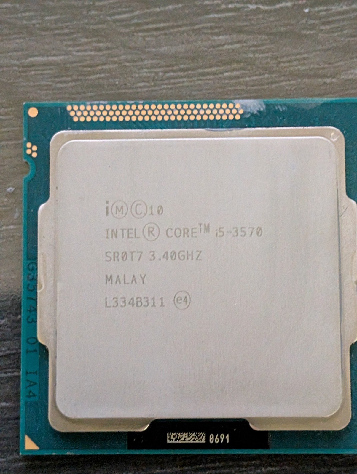 Intel Core i5-3570  3.40GHZ  SR0T7  Socket H2 LGA1155 CPU