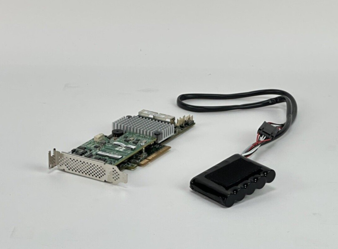 LSI MegaRaid 9266-8i PCIe RAID Adapter with Cache & Capacitor L3-25419-06A SAS