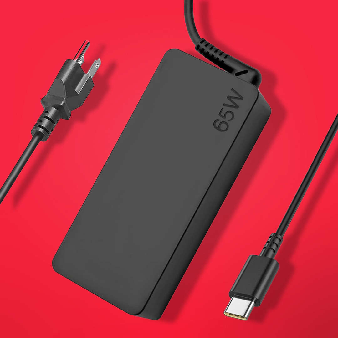 65W 45W USB-C Replacement Charger for Lenovo ThinkPad, Chromebook S330
