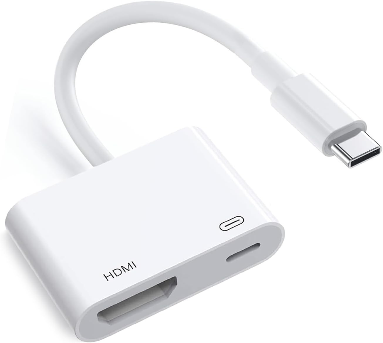 USB-C to HDMI Adapter 4K@60Hz for Iphone 15 16 17 Macbook Pro Air Ipad Pro, Mfi
