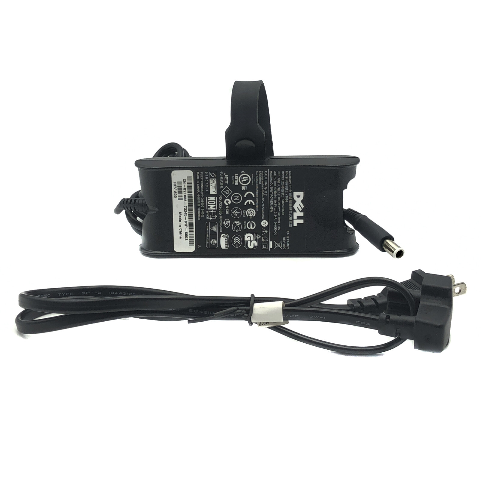 Genuine Dell HA65NS5-00 AC Adapter 19.5V 3.34 Charger A065R039L 65W OEM 