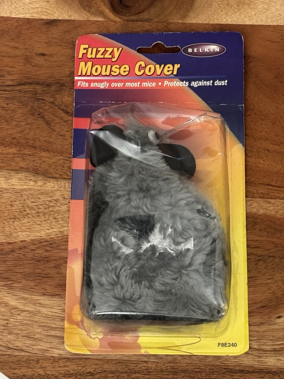 Fuzzy Mouse Cover Vintage Belkin Fit Snugly & Protects Against Dust 1999